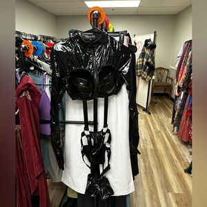 Dolls Kill Large Trickz n treatz PVC suit.